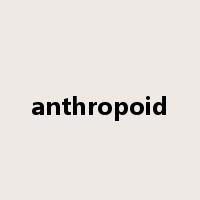 anthropoid是什么意思