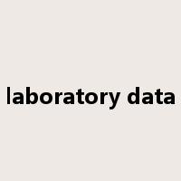 laboratory data是什么意思