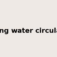 cooling water circulation是什么意思