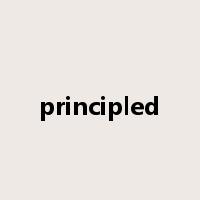 principled是什么意思
