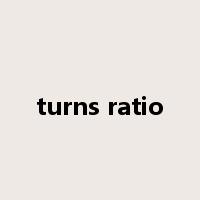 turns ratio是什么意思