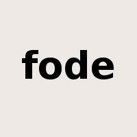 fode是什么意思