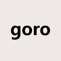 goro是什么意思