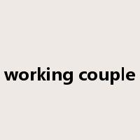 working couple是什么意思
