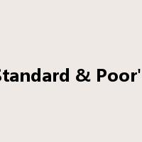Standard & Poor's是什么意思