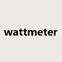 wattmeter是什么意思