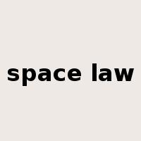 space law是什么意思
