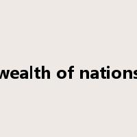wealth of nations是什么意思
