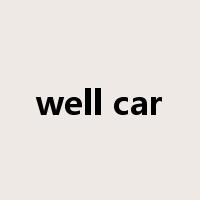 well car是什么意思