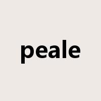 peale是什么意思