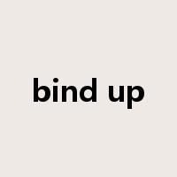bind up是什么意思