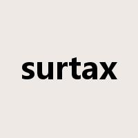 surtax是什么意思