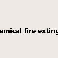 dry-chemical fire extinguisher是什么意思