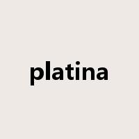 platina是什么意思