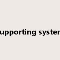 supporting system是什么意思