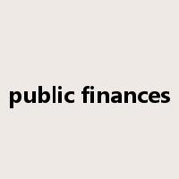 public finances是什么意思