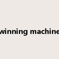 winning machine是什么意思