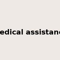 medical assistance是什么意思