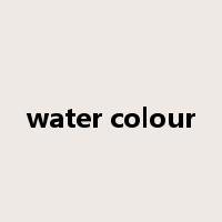 water colour是什么意思