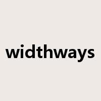 widthways是什么意思