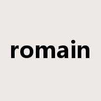 romain是什么意思