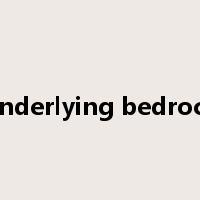 underlying bedrock是什么意思