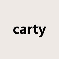 carty是什么意思