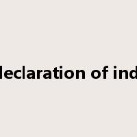 Unilateral declaration of independence是什么意思