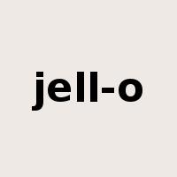 jell-o是什么意思