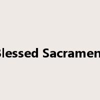 Blessed Sacrament是什么意思