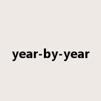 year-by-year是什么意思