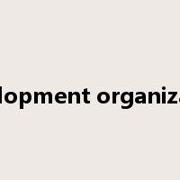 development organization是什么意思