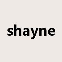 shayne是什么意思