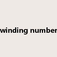 winding number是什么意思