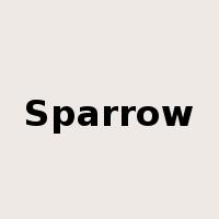Sparrow是什么意思