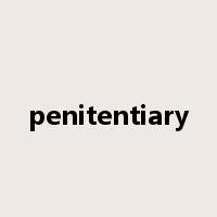 penitentiary是什么意思