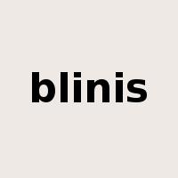 blinis是什么意思