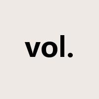 vol.是什么意思