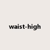 waist-high是什么意思