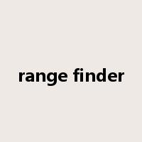 range finder是什么意思