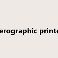 xerographic printer是什么意思