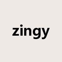 zingy是什么意思