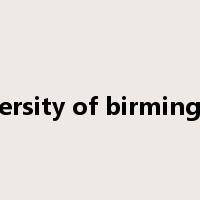 university of birmingham是什么意思