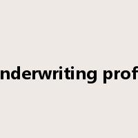 underwriting profit是什么意思
