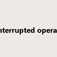 uninterrupted operation是什么意思