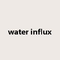 water influx是什么意思