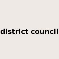 district council是什么意思