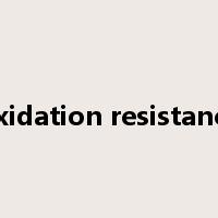 oxidation resistance是什么意思
