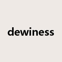 dewiness是什么意思