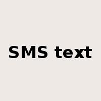 SMS text是什么意思